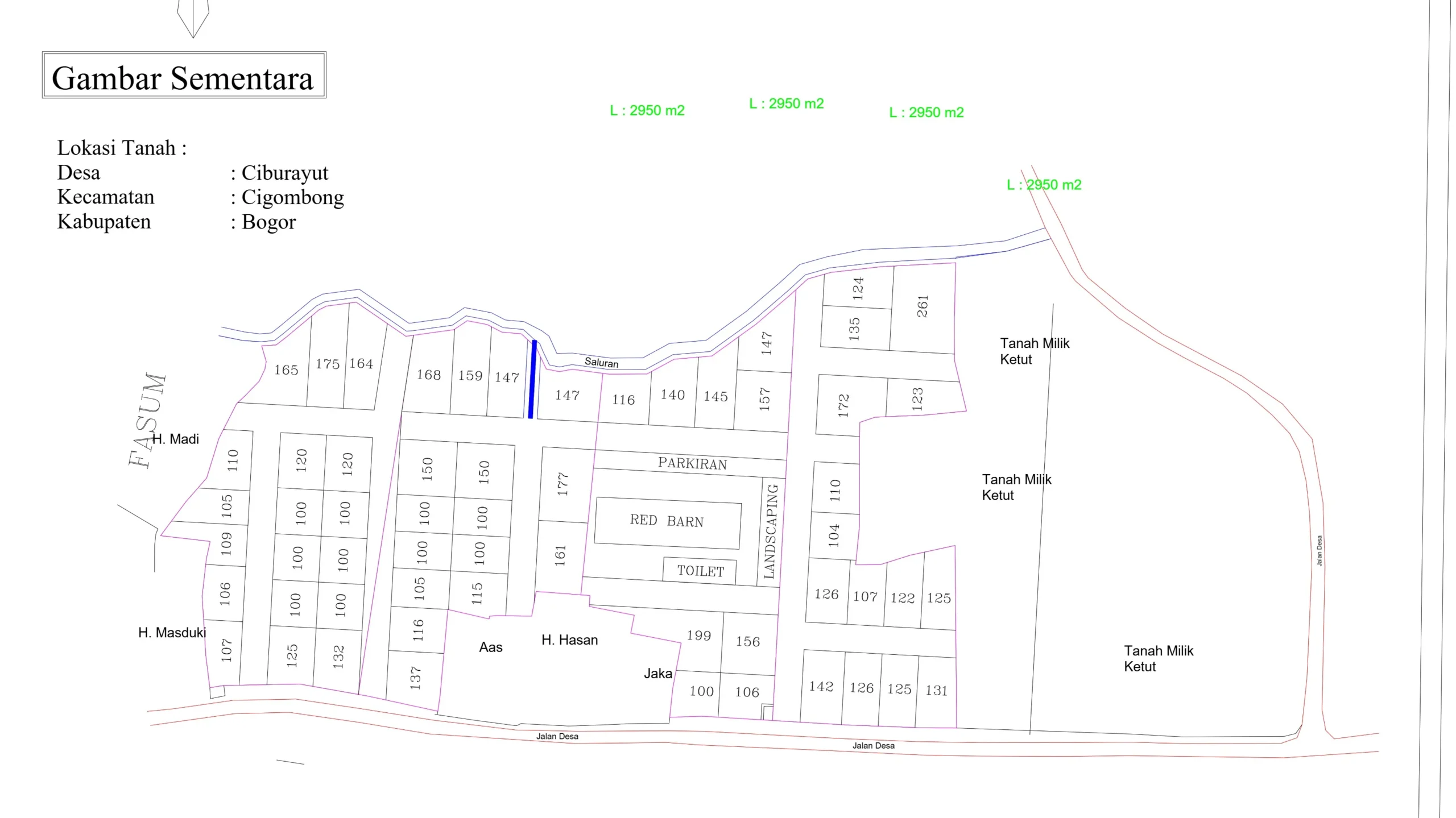 Site Plan The Halimun Salak, lokasi kavling premium dan tata letak eksklusif