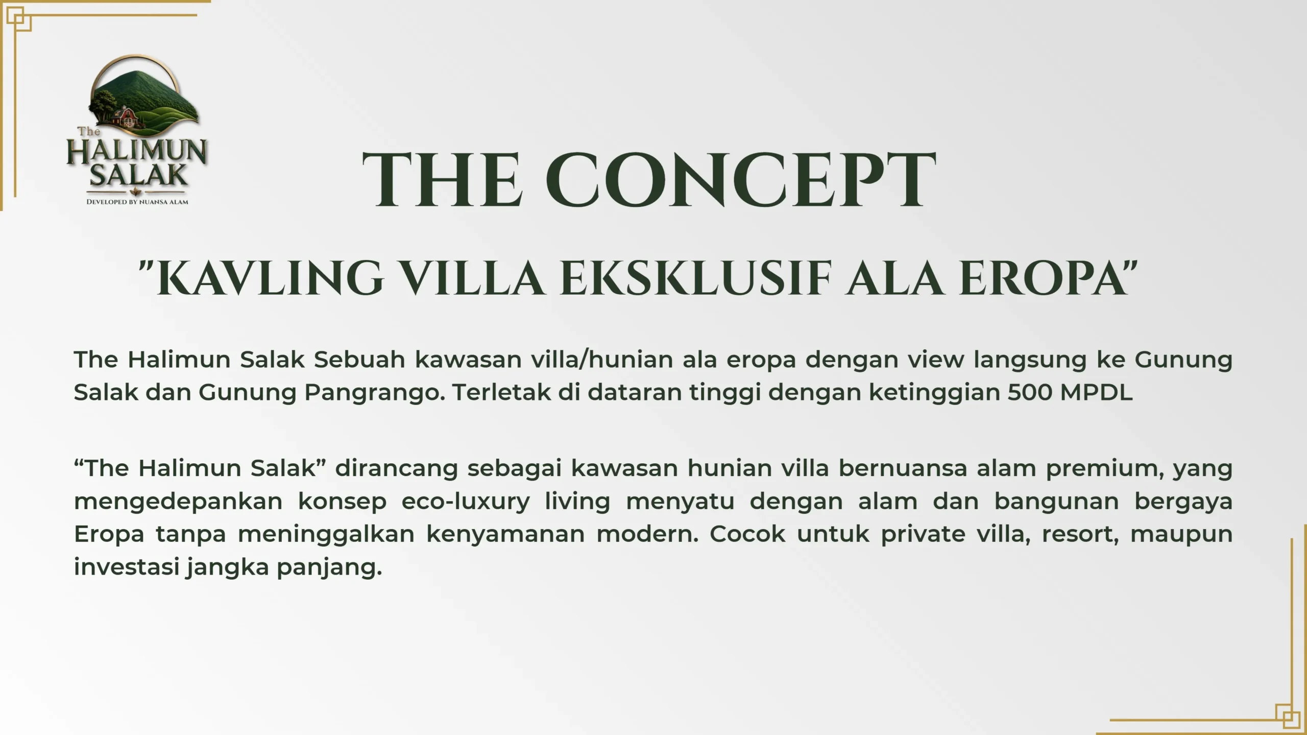 Konsep The Hanjawong Villas