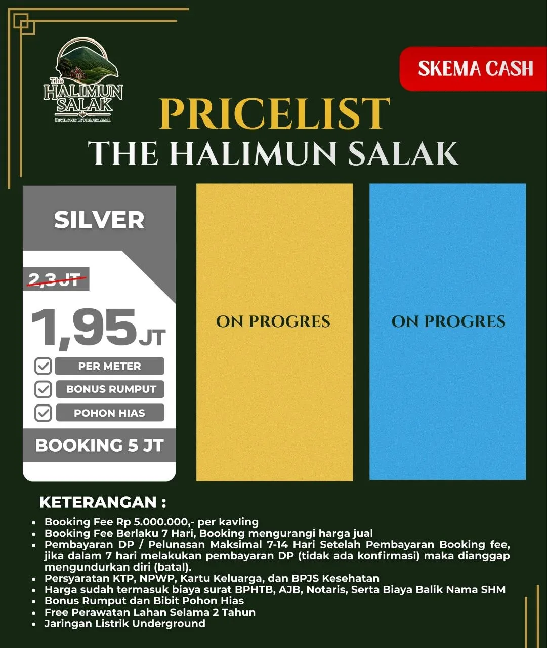 Pricelist The Halimun Salak